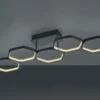 LED-Deckenleuchte, 4-flammig, grau