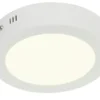 LED-Deckenleuchte, rund, weiß matt