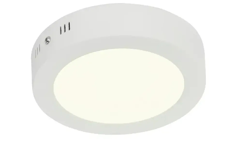 LED-Deckenleuchte, rund, weiß matt