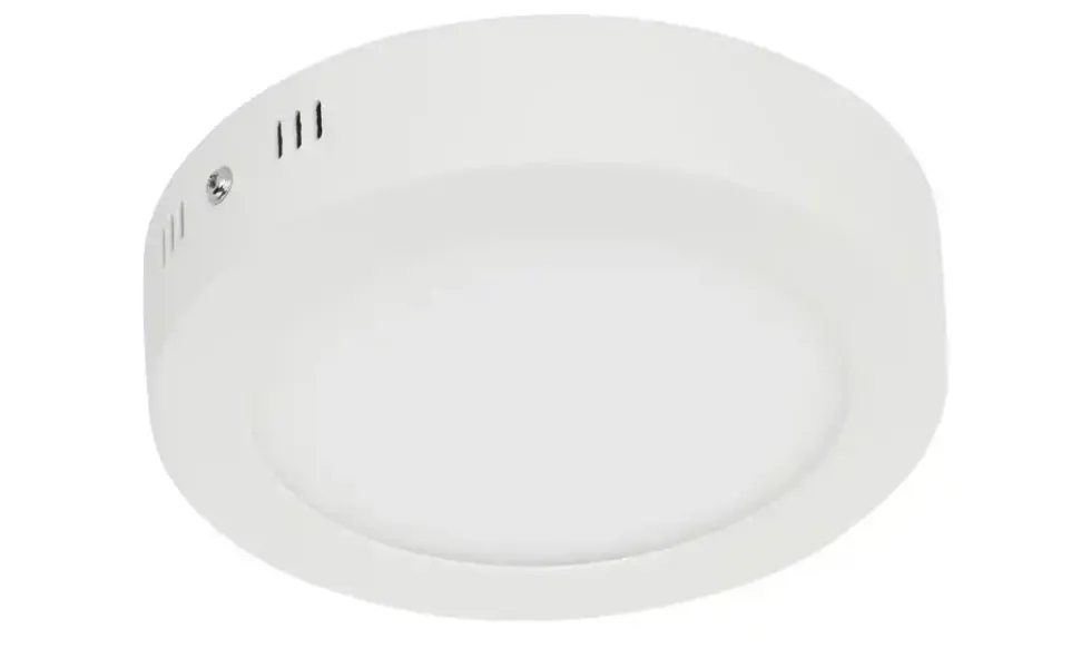 LED-Deckenleuchte, rund, weiß matt