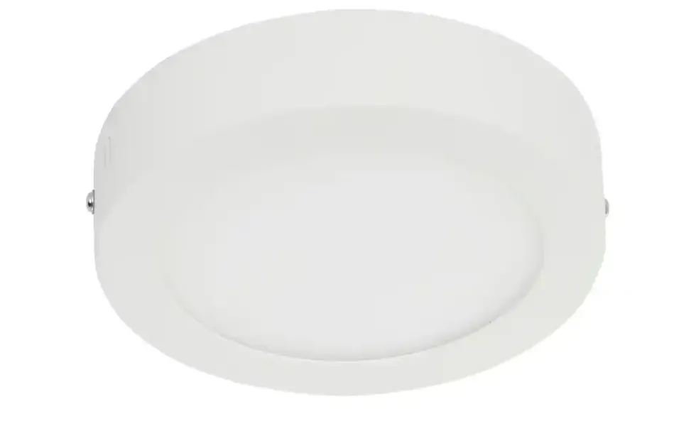 LED-Deckenleuchte, rund, weiß matt