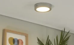 LED-Paneel, chrom matt, rund ´klein´