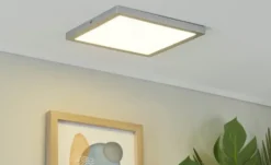 LED-Panel chrom-matt eckig ´groß´