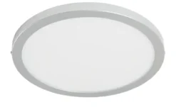 LED-Panel, chrom-matt, rund