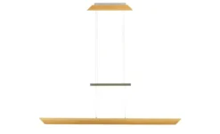 LED-Pendelleuchte, 1-flammig, Eiche natur