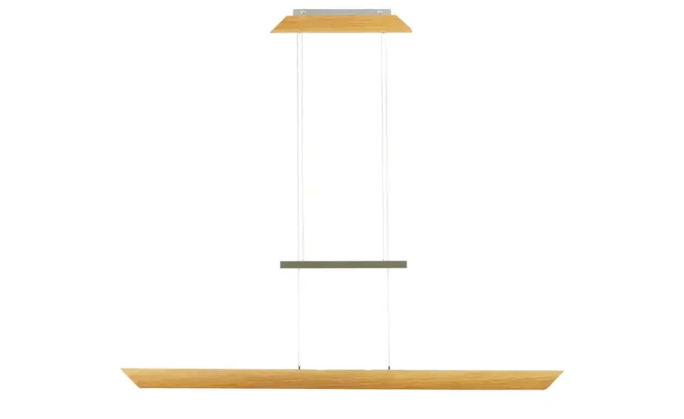 LED-Pendelleuchte, 1-flammig, Eiche natur