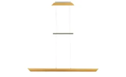LED-Pendelleuchte, 1-flammig, Eiche natur