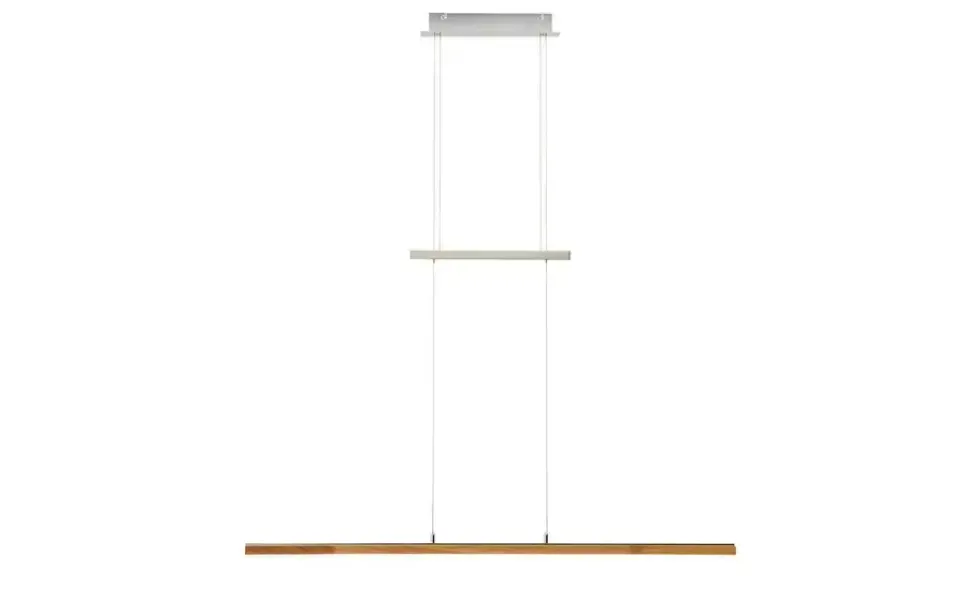 LED-Pendelleuchte, 1-flammig, Eiche natur