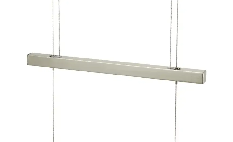 LED-Pendelleuchte, 1-flammig, Eiche natur