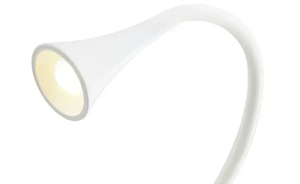 LED-Schreibtischleuchte, mit Flexarm weiß
