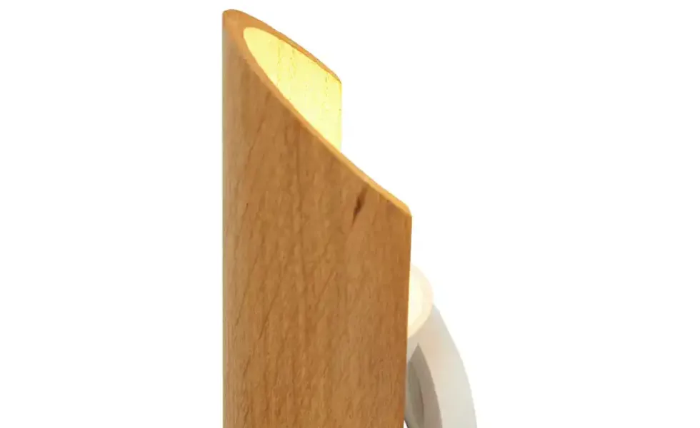 LED-Wandleuchte, 2-flammig, Eiche natur