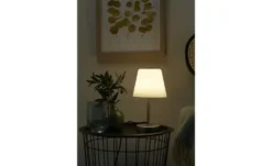 levelone LED-Tischleuchte, 1-flammig, Nickel-matt