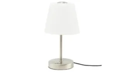 levelone LED-Tischleuchte, 1-flammig, Nickel-matt