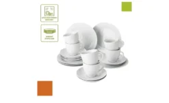 levelone Kaffeeservice,18-teilig Mira