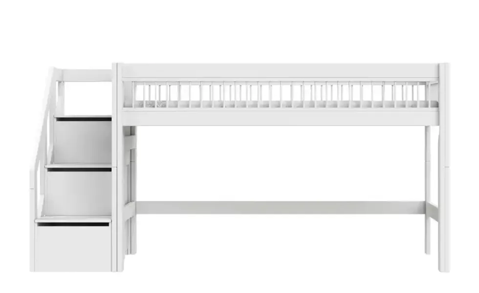 Lifetime Halbhohes Bett mit Treppe Breeze