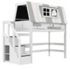 Lifetime Mittelhohes Abenteuerbett mit Treppe My Hangout
