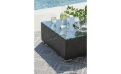 Loungetisch mit Glasplatte Casablanca