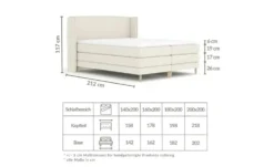 maison de rêve Boxspringbett Carizzo