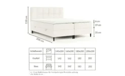 maison de rêve Boxspringbett mit Stauraum