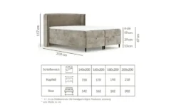 maison de rêve Boxspringbett mit Stauraum