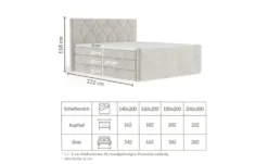 maison de rêve Boxspringbett mit Stauraum