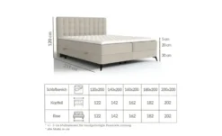 maison de rêve Boxspringbett mit Stauraum Annakie