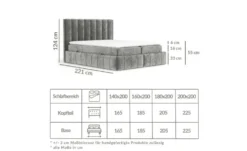 maison de rêve Boxspringbett mit Stauraum Passion