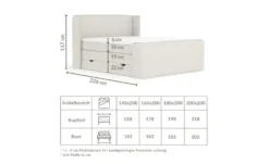 maison de rêve Boxspringbett mit Stauraum