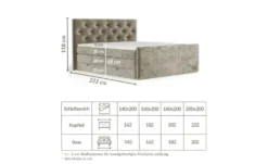 maison de rêve Boxspringbett mit Stauraum