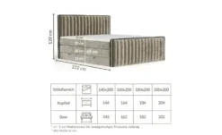 maison de rêve Boxspringbett mit Stauraum