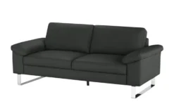 Max Schelling Ledersofa mit Kufengestell Maximum