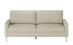 Max Schelling Ledersofa mit Winkelfüßen Maximum