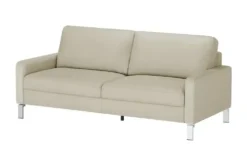 Max Schelling Ledersofa mit Winkelfüßen Maximum