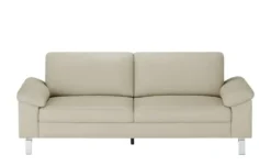 Max Schelling Ledersofa mit Winkelfüßen Maximum