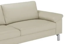 Max Schelling Ledersofa mit Winkelfüßen Maximum