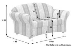 Max Winzer Einzelsofa Corona