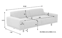 Max Winzer Sofa 2,5-Sitzer