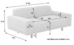 Max Winzer Sofa 2-Sitzer Penelope