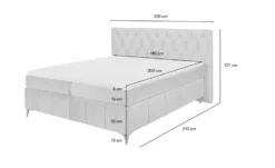 meinBett Boxspringbett Pembroke