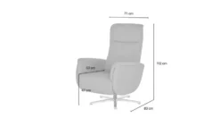 meinSofa Relaxsessel aus Leder Franzi-L