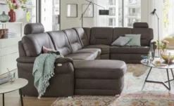 meinSofa Wohnlandschaft aus Mikrofaser Edda