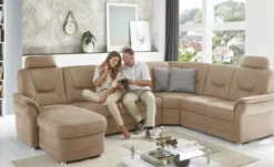 meinSofa Wohnlandschaft aus Mikrofaser Edda