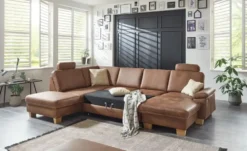 meinSofa Wohnlandschaft Leder Samu