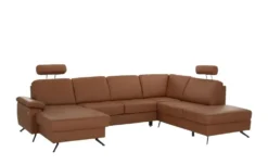 meinSofa Wohnlandschaft mit Sitz- und Rückenbezug aus Leder Kathi