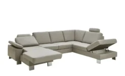 meinSofa Wohnlandschaft mit Sitz- und Rückenbezug aus Echtleder Samu-L