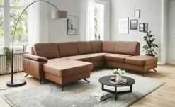 meinSofa Wohnlandschaft mit Sitz- und Rückenbezug aus Leder Kathi