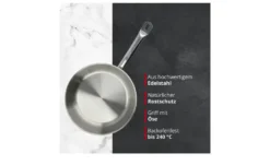 Meisterkoch Edelstahlpfanne tief Ø 28 cm CELSUS
