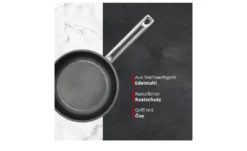 Meisterkoch Edelstahlpfanne 24 cm LINUS