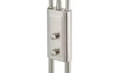 Meisterleuchten LED-Deckenfluter, 2-flammig Chrom