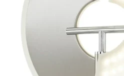 Meisterleuchten LED-Deckenfluter, 3-flammig, Nickel-matt/ chrom